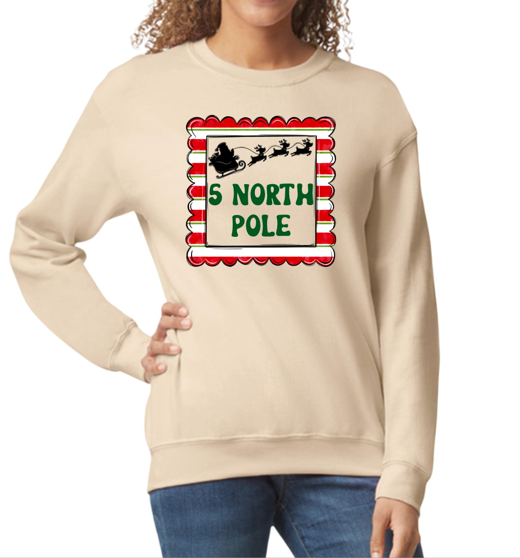 Beaumont Farmington Hills 5 North Christmas Crewneck/Long Sleeve T-Shirt (Style 1)