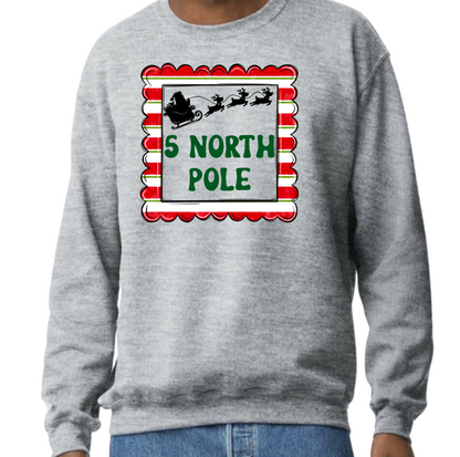 Beaumont Farmington Hills 5 North Christmas Crewneck/Long Sleeve T-Shirt (Style 1)