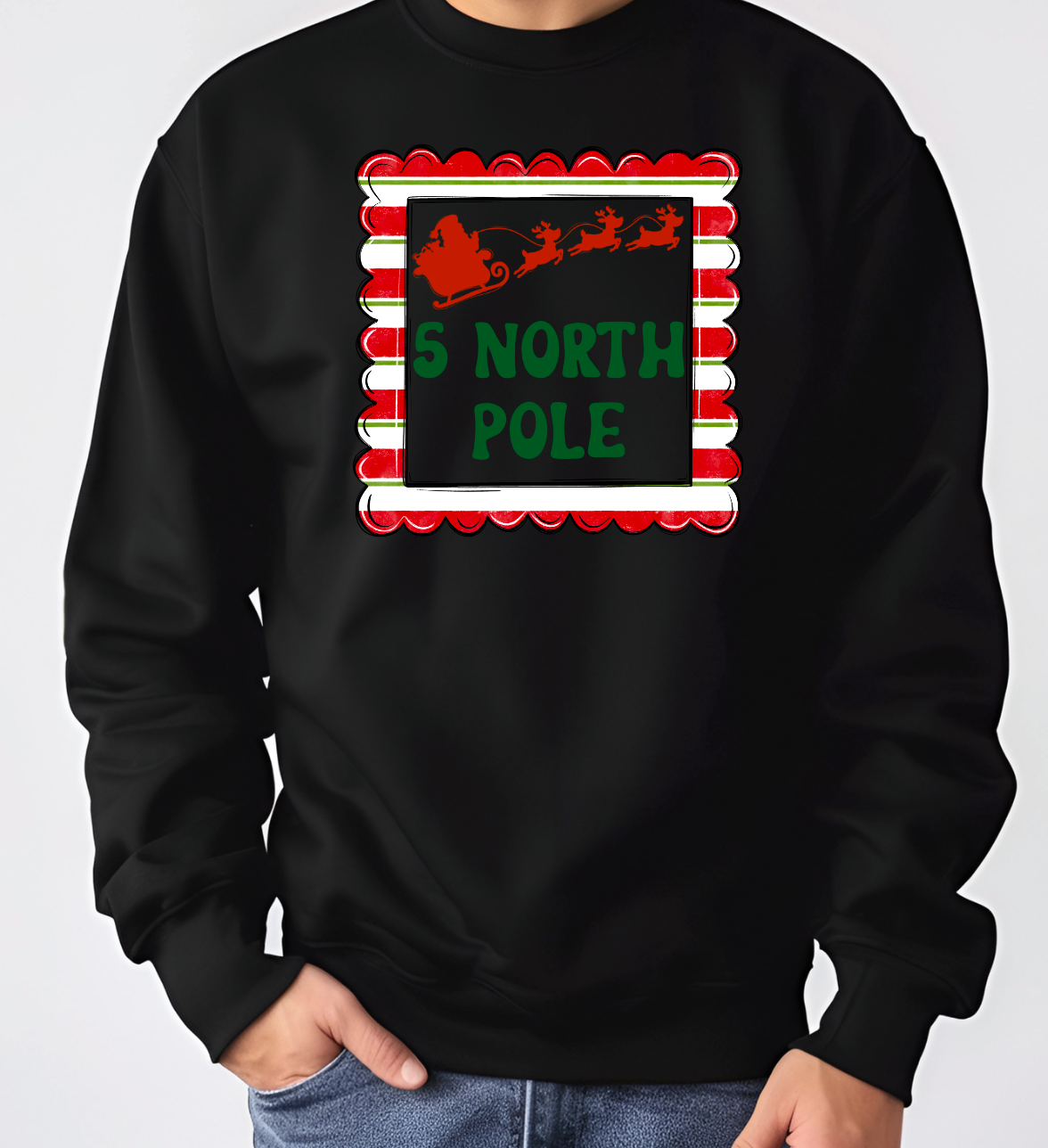 Beaumont Farmington Hills 5 North Christmas Crewneck/Long Sleeve T-Shirt (Style 2)