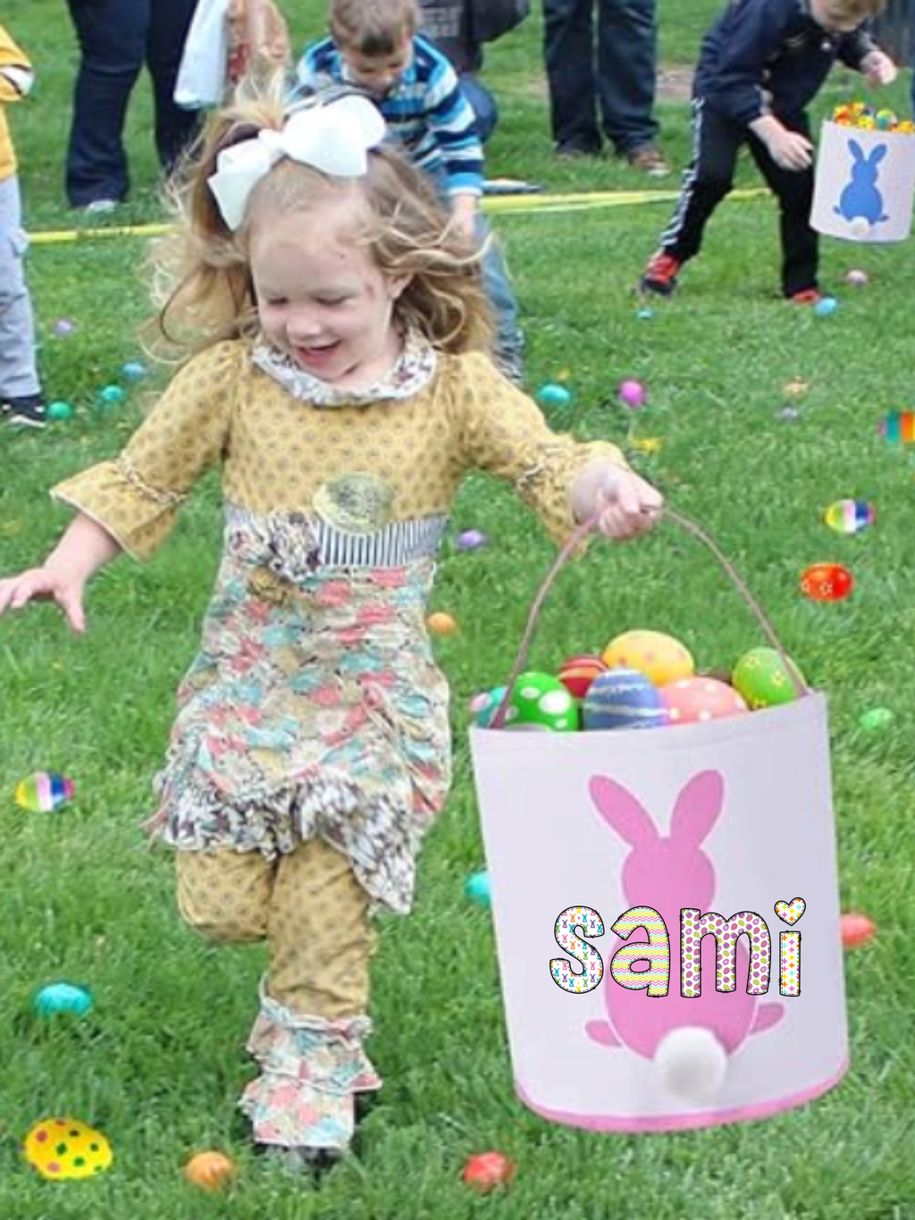 Easter Stitch Outline Letter Font Set (4 Uppercase Font Sets Included)