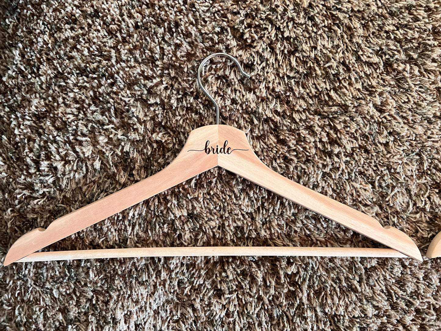 Wood Hangers for Wedding Party