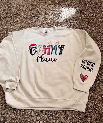 Christmas Claus Crew Neck Sweatshirt