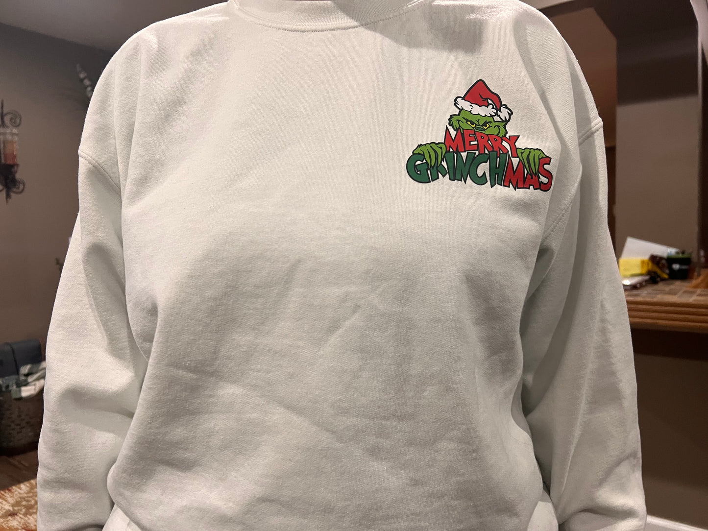 Merry Grinchmas-I'm Booked Crewneck or Hoodie