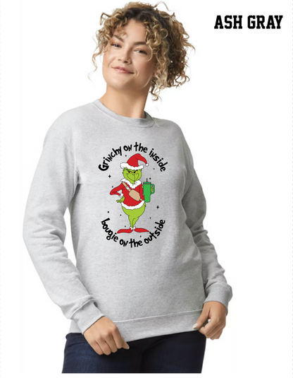 Bougie Grinch Crew Neck Sweatshirt