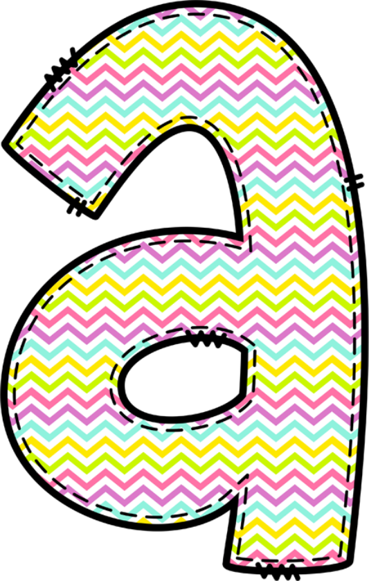 Easter Stitch Outline Letter Font Set (4 Uppercase Font Sets Included)